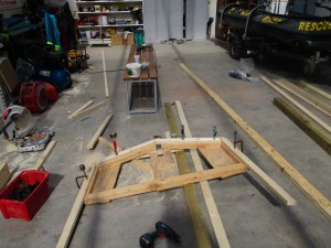 setting up the frame
